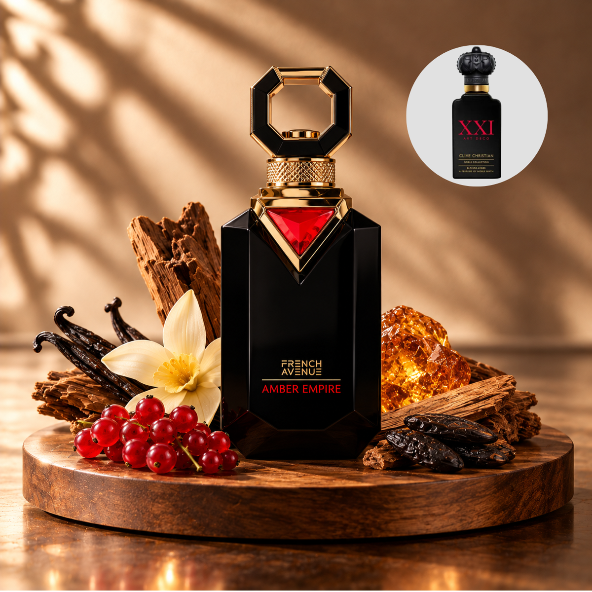 French Avenue Amber Empire Extrait de Parfum Férfiaknak 100 ml
