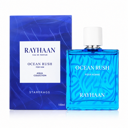 Rayhaan Ocean Rush pour Homme Men EDP 100ml